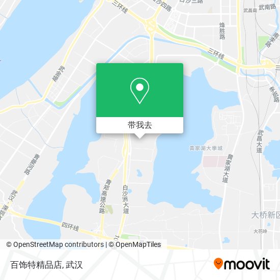 百饰特精品店地图