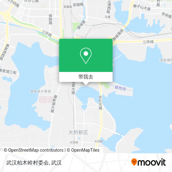 武汉柏木岭村委会地图