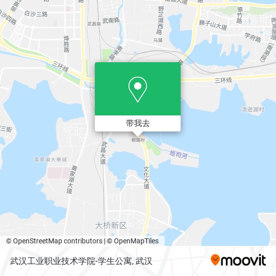 武汉工业职业技术学院-学生公寓地图