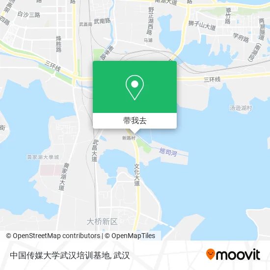 中国传媒大学武汉培训基地地图