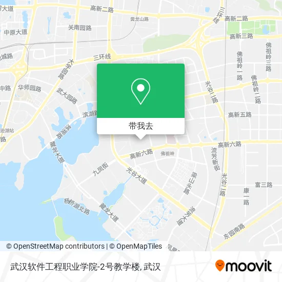 武汉软件工程职业学院-2号教学楼地图