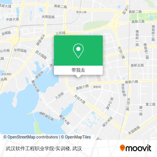武汉软件工程职业学院-实训楼地图