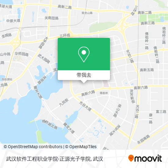 武汉软件工程职业学院-正源光子学院地图