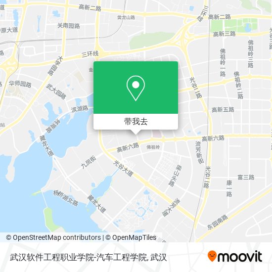 武汉软件工程职业学院-汽车工程学院地图
