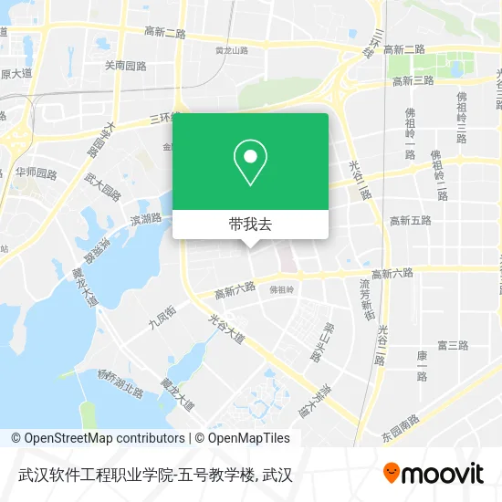 武汉软件工程职业学院-五号教学楼地图