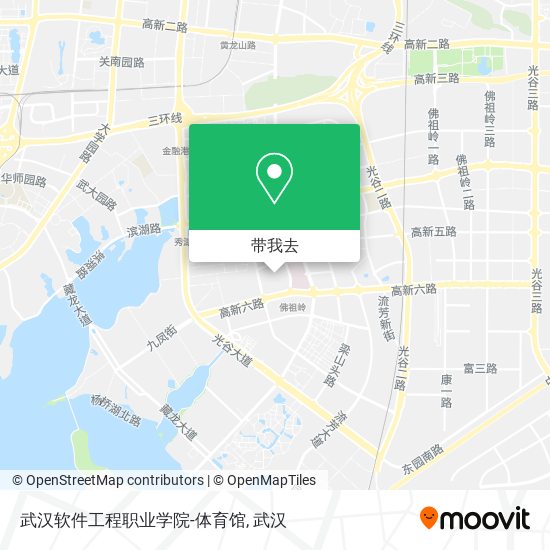 武汉软件工程职业学院-体育馆地图