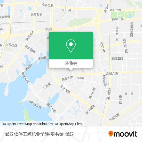 武汉软件工程职业学院-图书馆地图