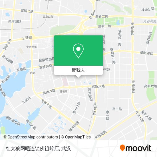 红太狼网吧连锁佛祖岭店地图
