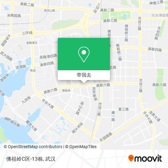 佛祖岭C区-13栋地图