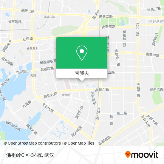 佛祖岭C区-34栋地图