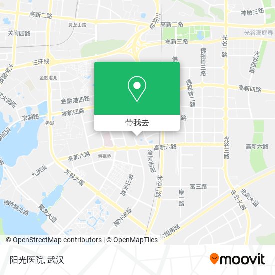 阳光医院地图