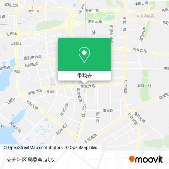 流芳社区居委会地图