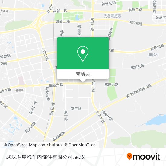 武汉寿屋汽车内饰件有限公司地图