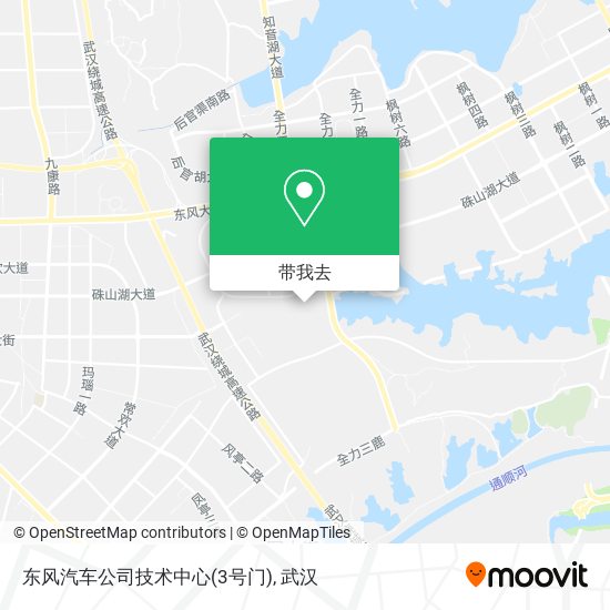 东风汽车公司技术中心(3号门)地图