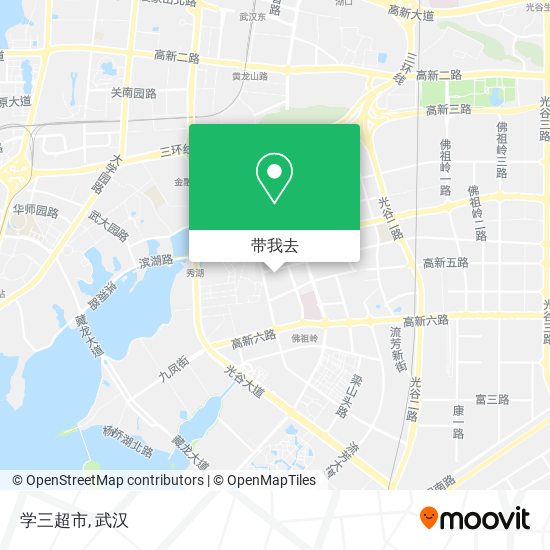 学三超市地图