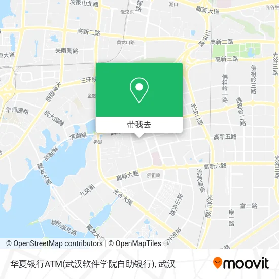 华夏银行ATM(武汉软件学院自助银行)地图