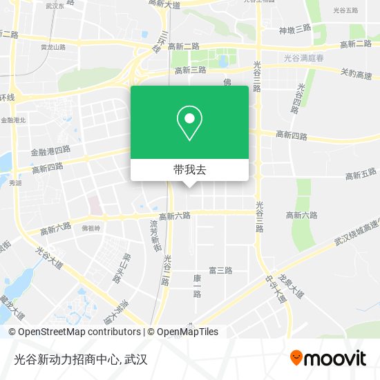 光谷新动力招商中心地图