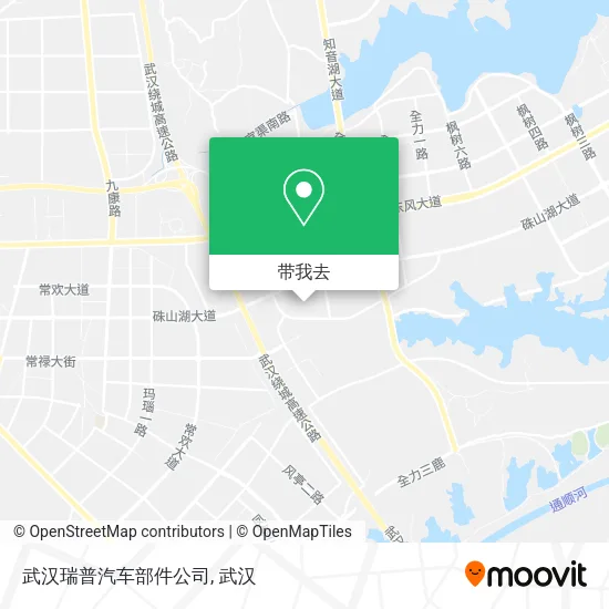 武汉瑞普汽车部件公司地图