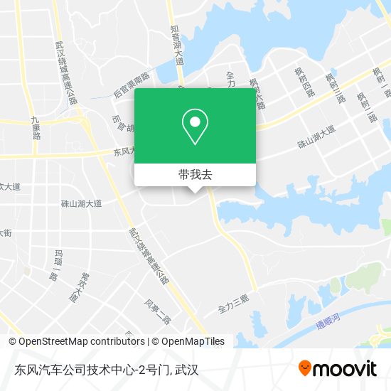 东风汽车公司技术中心-2号门地图