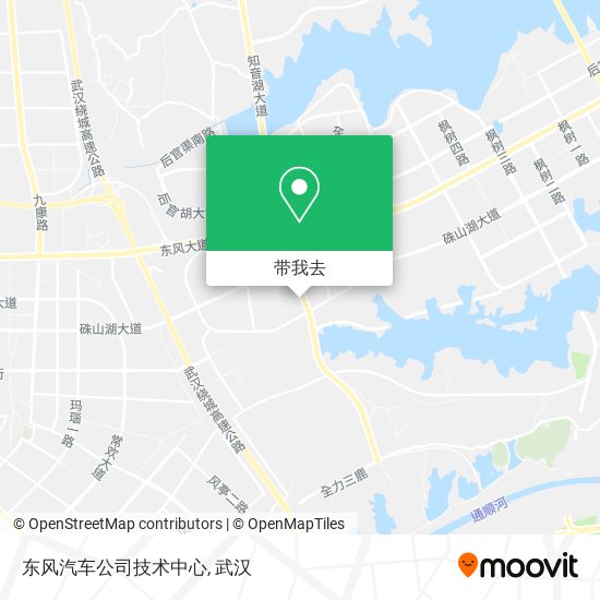东风汽车公司技术中心地图