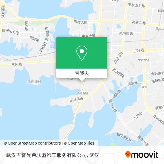 武汉吉普兄弟联盟汽车服务有限公司地图