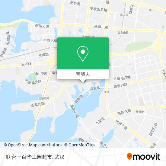 联合一百华工园超市地图