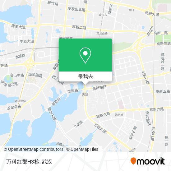 万科红郡H3栋地图