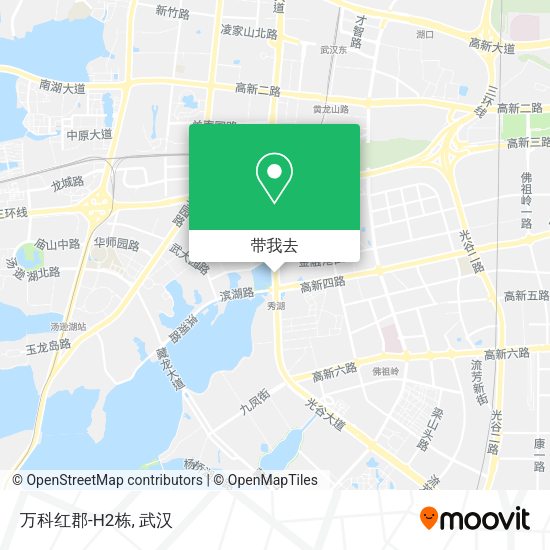万科红郡-H2栋地图