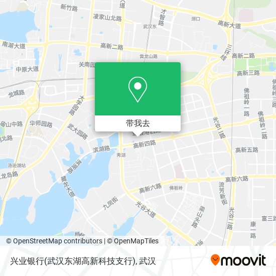 兴业银行(武汉东湖高新科技支行)地图
