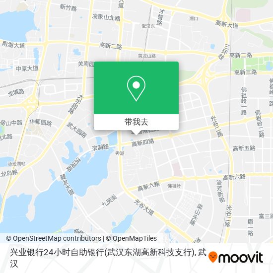 兴业银行24小时自助银行(武汉东湖高新科技支行)地图