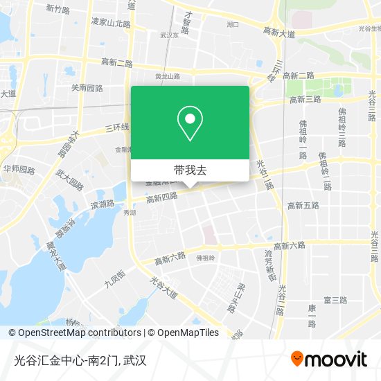 光谷汇金中心-南2门地图