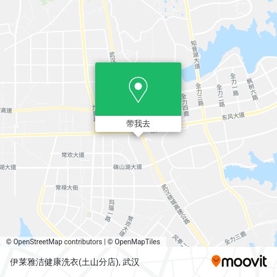 伊莱雅洁健康洗衣(土山分店)地图