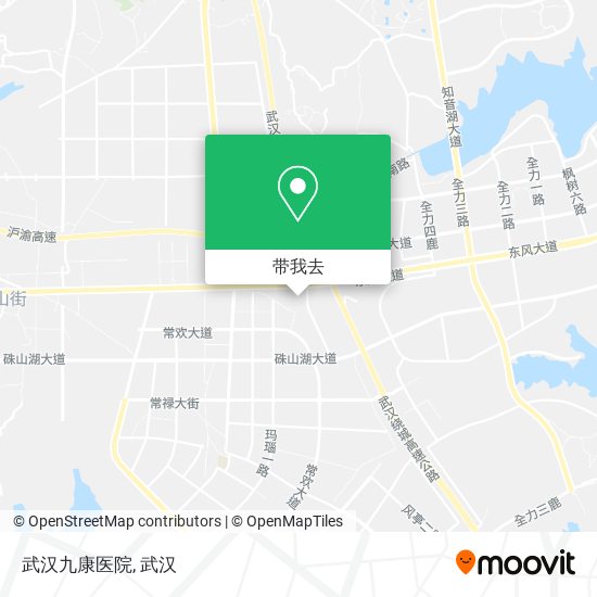 武汉九康医院地图