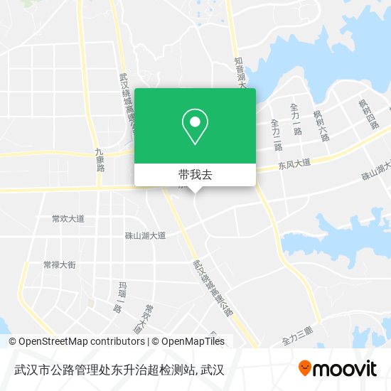 武汉市公路管理处东升治超检测站地图