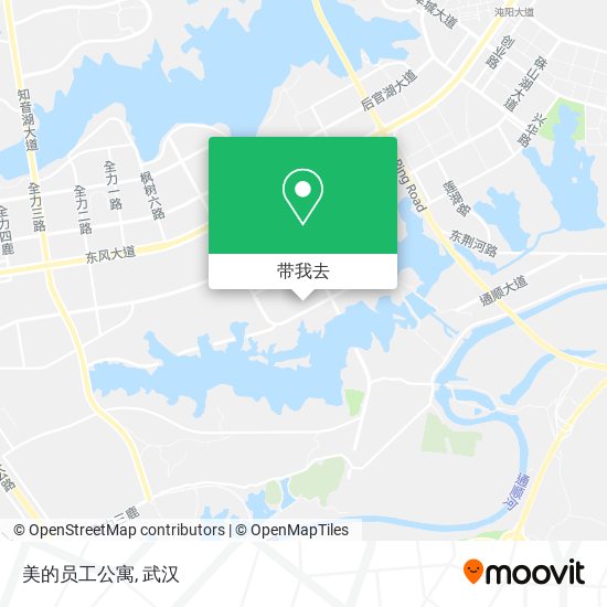美的员工公寓地图