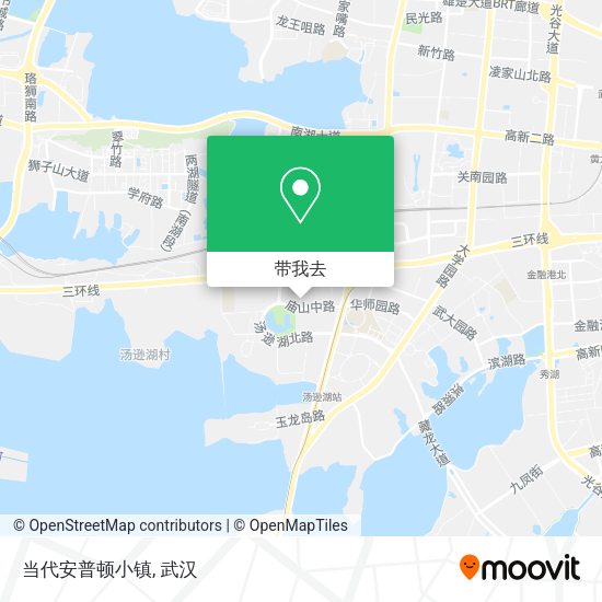 当代安普顿小镇地图