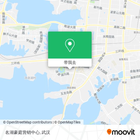 名湖豪庭营销中心地图