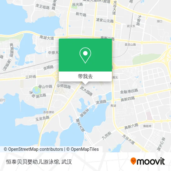 恒泰贝贝婴幼儿游泳馆地图