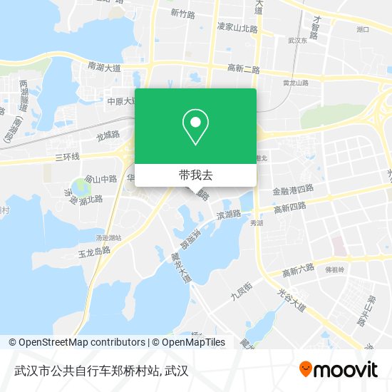 武汉市公共自行车郑桥村站地图