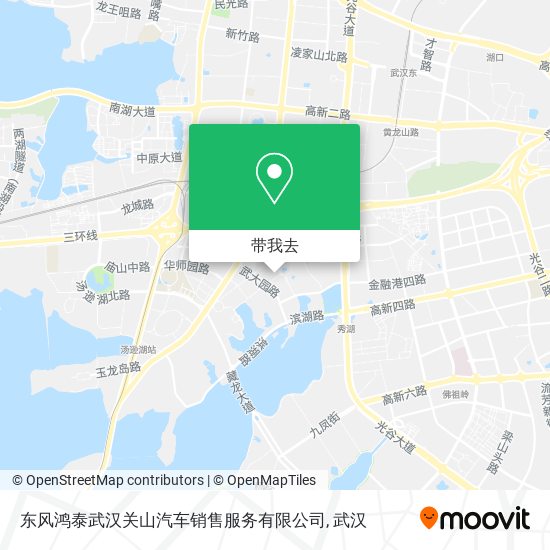 东风鸿泰武汉关山汽车销售服务有限公司地图