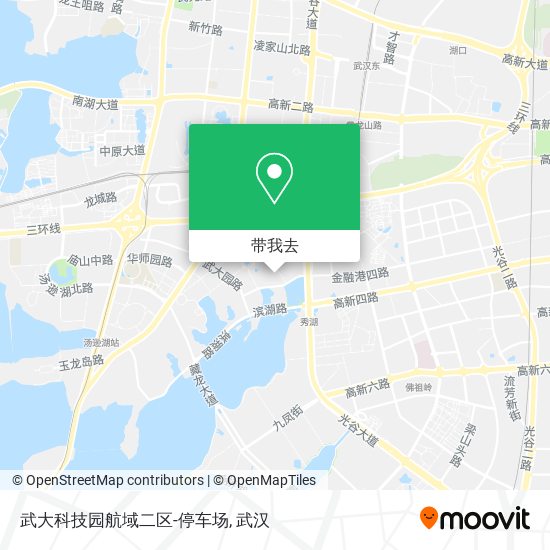 武大科技园航域二区-停车场地图