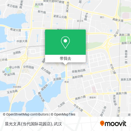 晨光文具(当代国际花园店)地图