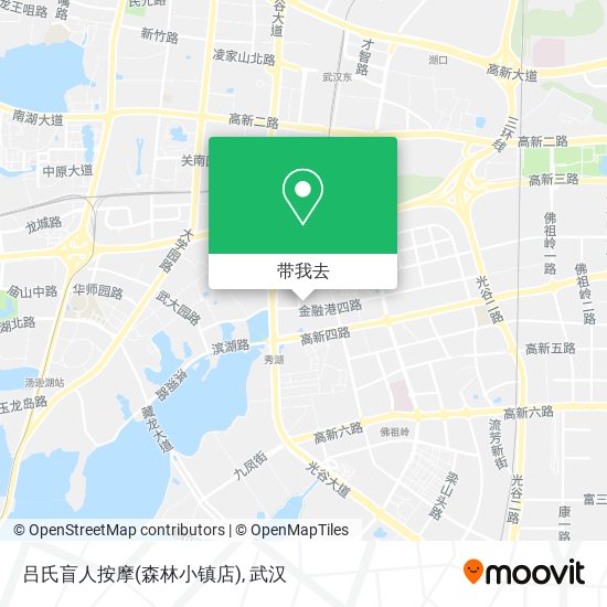 吕氏盲人按摩(森林小镇店)地图