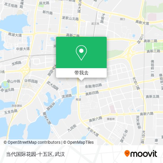当代国际花园-十五区地图
