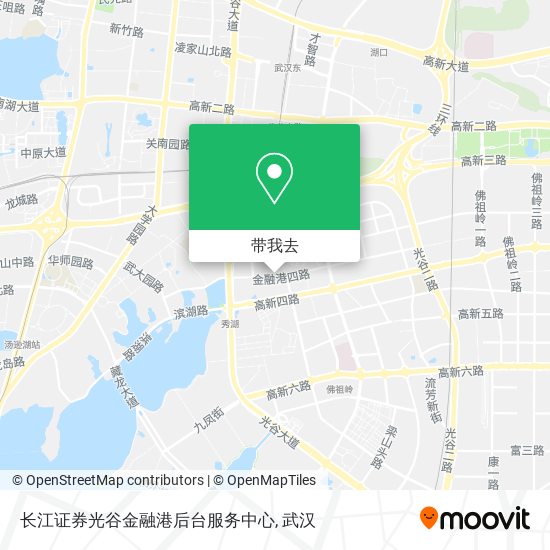 长江证券光谷金融港后台服务中心地图