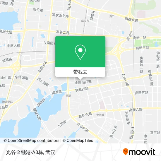 光谷金融港-A8栋地图