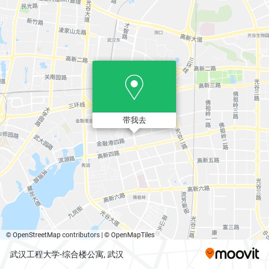 武汉工程大学-综合楼公寓地图