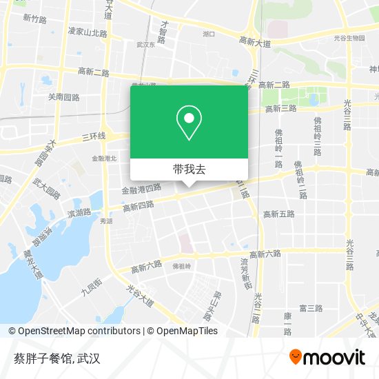 蔡胖子餐馆地图