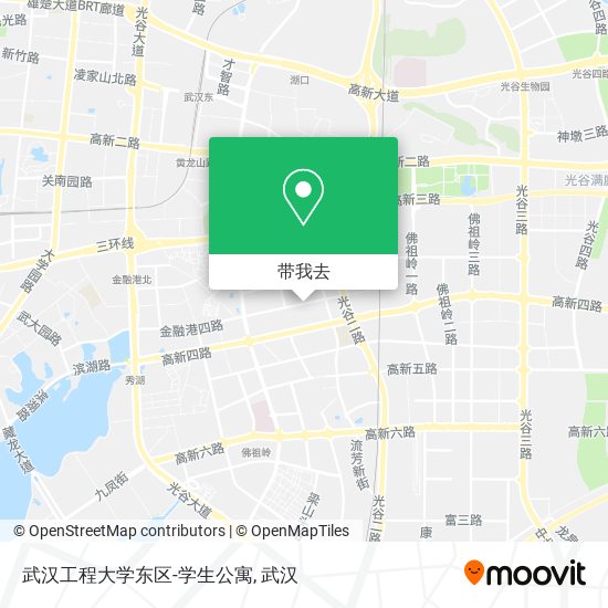 武汉工程大学东区-学生公寓地图