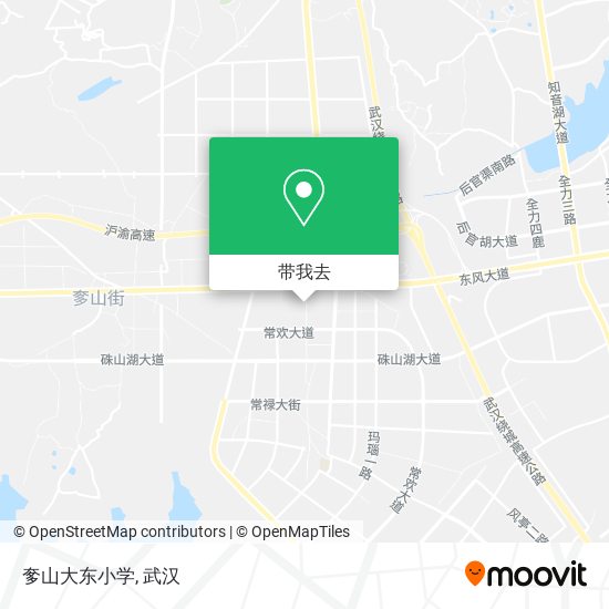 奓山大东小学地图
